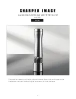 Sharper Image 206901 User Manual preview