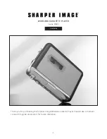 Sharper Image 207811 User Manual preview