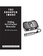 Preview for 1 page of Sharper Image AK308 Instructions Manual