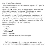 Preview for 2 page of Sharper Image CA885 Instructions Manual