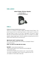 Sharper Image DS-971R Instruction Manual preview