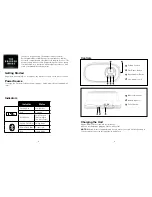 Preview for 2 page of Sharper Image ESI-P400 Instruction Manual