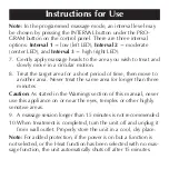 Preview for 11 page of Sharper Image HF757 Instructions Manual