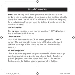 Preview for 11 page of Sharper Image HF766 Instructions Manual