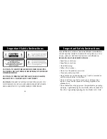 Preview for 4 page of Sharper Image HW562 Instructions Manual