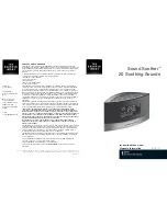 Sharper Image IB-ECB100 Instruction Manual And Warranty preview