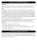 Preview for 25 page of Sharper Image LM516 Instructions Manual