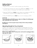 Preview for 7 page of Sharper Image MSG-F110 Instruction Manual