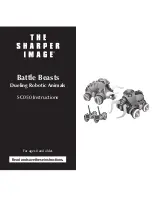 Sharper Image SC050 Battle Beasts Instructions Manual preview