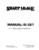 Sharper Image SI-327 Manual preview