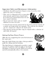 Preview for 2 page of Sharper Image SI797 DVD Power Tower Instructions Manual