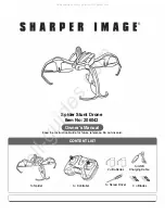 Sharper Image Spider Stunt Drone Owner'S Manual preview