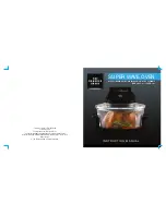 Sharper Image SUPER WAVE OVEN Instruction Manual preview