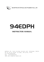 Preview for 1 page of SHARPSTAR 94EDPH Instruction Manual