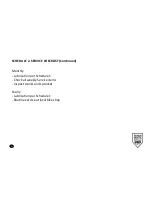 Предварительный просмотр 42 страницы Shaun White D6 SPORTS Owner'S Manual