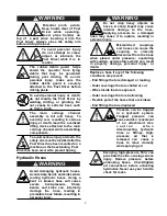 Preview for 7 page of Shaver Grand Slam Operator'S & Parts Manual