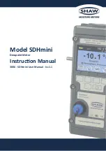 Shaw SDHmini Instruction Manual preview