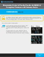 Предварительный просмотр 1 страницы Shearwater NERD 2 Release Notes