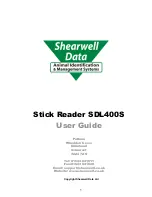 Preview for 1 page of Shearwell Data SDL400S User Manual