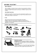 Предварительный просмотр 2 страницы Sheds Direct Ireland SD-XF610-AP Owner'S Manual