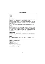 Предварительный просмотр 9 страницы Sheffield PLA 20 35 Instruction Manual