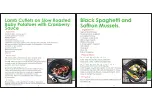 Предварительный просмотр 12 страницы Sheffield PLA1027 Recipe Manual