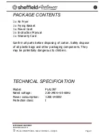 Предварительный просмотр 4 страницы Sheffield PLA1397 Instruction Manual