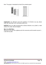 Предварительный просмотр 11 страницы Sheffield PLA1498 Manual