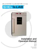 Shel lab SCO31 Installation And Operation Manual preview