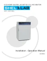 Shel lab SCO6WE-2 Installation & Operation Manual preview