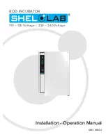 Предварительный просмотр 1 страницы Shel lab SRI3 Operation Manual