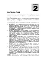 Предварительный просмотр 4 страницы Sheldon RF02033111 Installation And Operation Manual