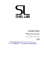 Предварительный просмотр 1 страницы shelolab 1321F Manual