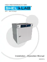 shelolab SLFHP522-H Installation And Operation Manual предпросмотр