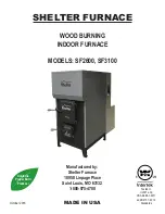 Предварительный просмотр 1 страницы Shelter Furnace SF2600 Manual