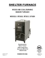 Shelter Furnace SF2626 Manual preview