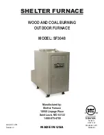 Shelter Furnace SF3048 User Manual preview