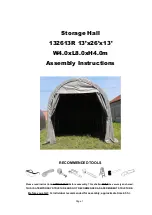 Предварительный просмотр 1 страницы SHELTER 132613R Assembly Instructions Manual