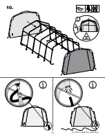 Предварительный просмотр 13 страницы ShelterLogic 12'W 8'H Instructions Manual