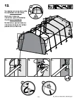 Предварительный просмотр 15 страницы ShelterLogic 12'W 8'H Instructions Manual