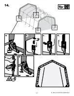 Предварительный просмотр 17 страницы ShelterLogic 12'W 8'H Instructions Manual