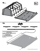 Предварительный просмотр 19 страницы ShelterLogic 12'W 8'H Instructions Manual