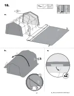 Предварительный просмотр 21 страницы ShelterLogic 12'W 8'H Instructions Manual