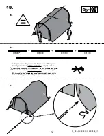 Предварительный просмотр 22 страницы ShelterLogic 12'W 8'H Instructions Manual