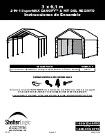 Предварительный просмотр 17 страницы ShelterLogic 23572 Assembly Instructions Manual