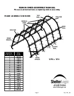 Предварительный просмотр 3 страницы ShelterLogic 51351 Assembly Instructions Manual