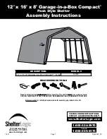 ShelterLogic 62697 Assembly Instructions Manual preview