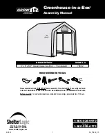 ShelterLogic 70602 Assembly Manual предпросмотр