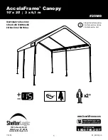 Preview for 1 page of ShelterLogic AccelaFrame 25949 User Manual