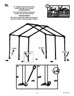 Preview for 13 page of ShelterLogic AccelaFrame 25949 User Manual